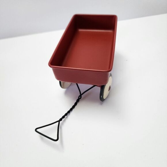 Metal Small Lil Red Wagon Table Decor - Picture 6 of 8